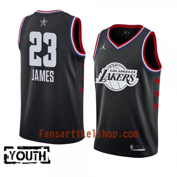 Los Angeles Lakers Trikot LeBron James 23 2019 All-Star Jordan Brand Schwarz Swingman - Kinder Los Angeles Lakers Trikot LeBron James 23 2019 All-Star Jordan Brand Schwarz Swingman - Kinder